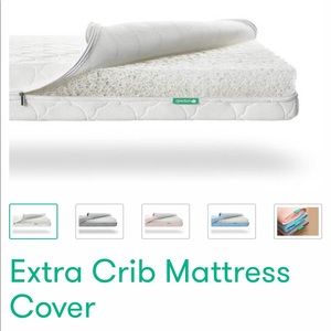 Newton baby mattress extra cover standard size - white